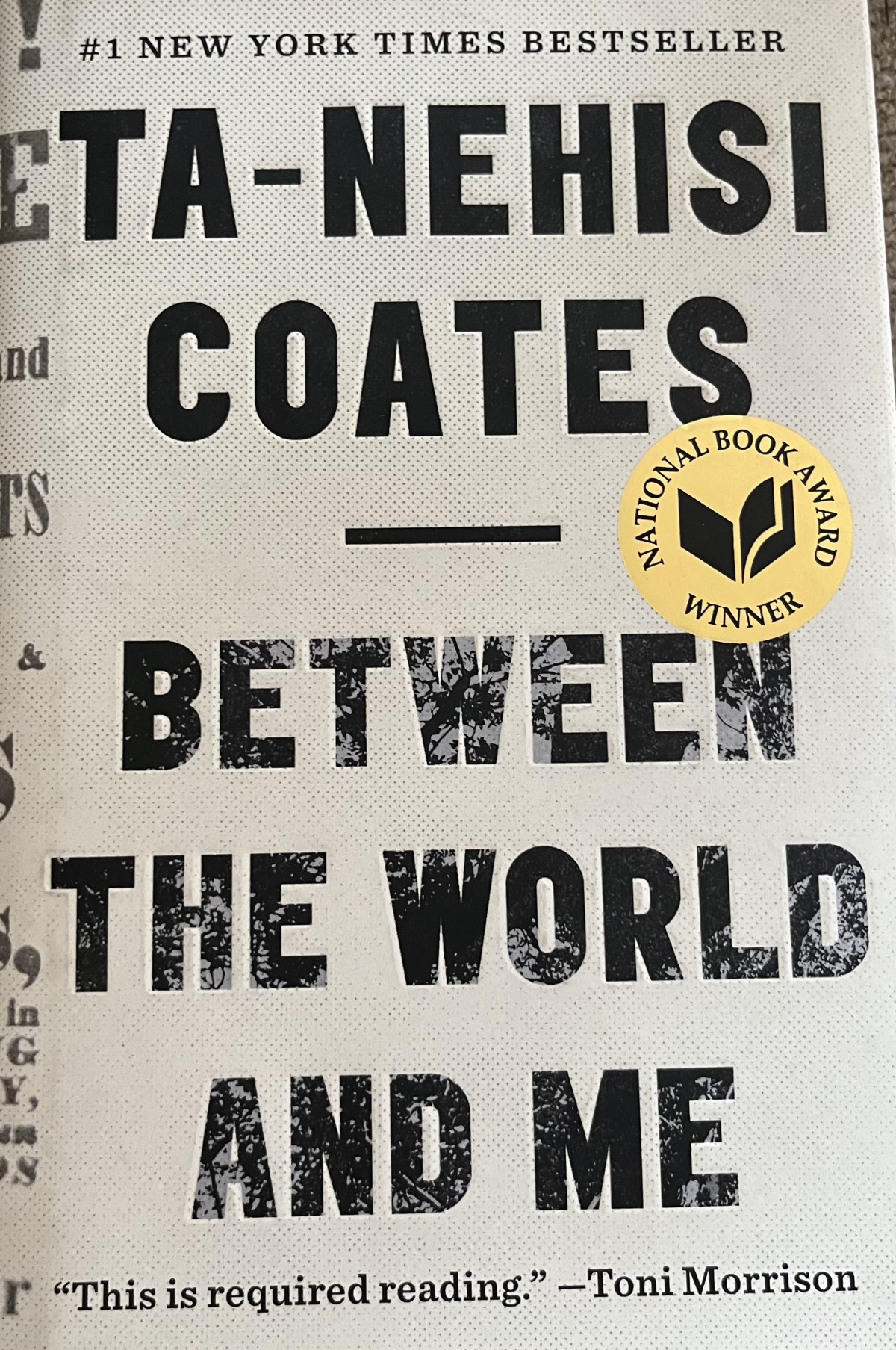 Between the World and Me by Ta-Nehisi&nbsp;Coates